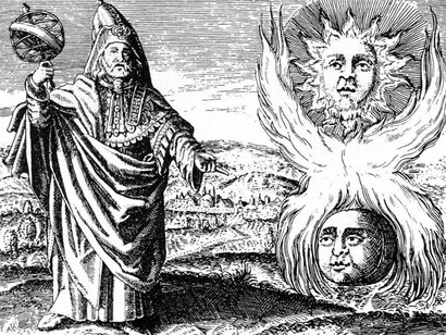 Daniel Stolz (Stolcius) von Stolzenberg, Viridarium chymicum, 1624: Trismegistos