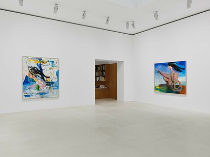 Albert Oehlen, Endless summer, exhibition view. Courtesy of Gagosian