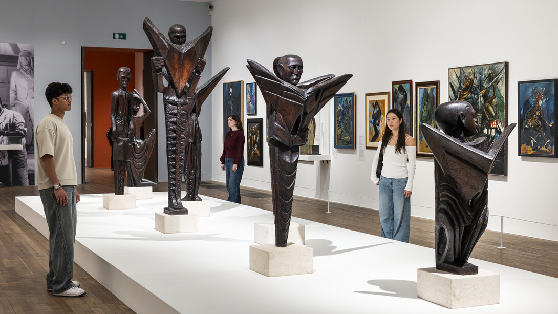 Various artists, Nigerian modernism, exhibition view. Courtesy of Tate Modern