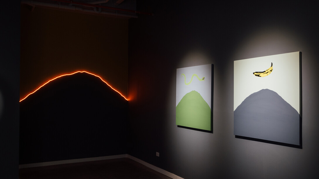 Camila Botero, Suspensión, vista de exhibición. Cortesía de Policroma