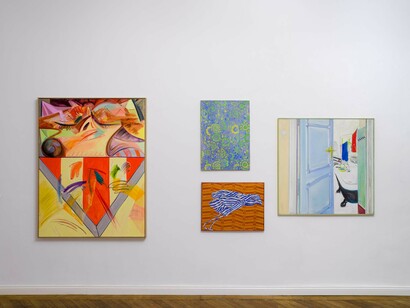 Verschiedene künstler, Pension ABC, ausstellungsansicht. Mit freundlicher genehmigung von Contemporary Fine Arts