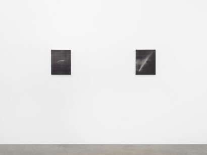 Mario García Torres, Oils, veduta dell’esposizione. Cortesia della Galleria Franco Noero