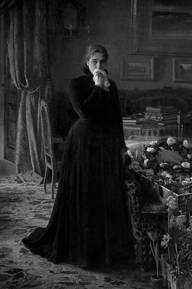 Inconsolable Grief by Ivan Kramskoy (1884)