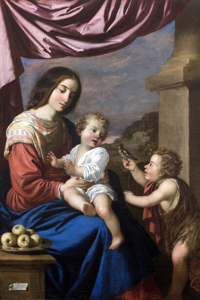 Francisco de Zurbarán, Virgin and child with Infant St John the Baptist, 1658. Courtesy of the National Gallery © San Diego Museum of Art