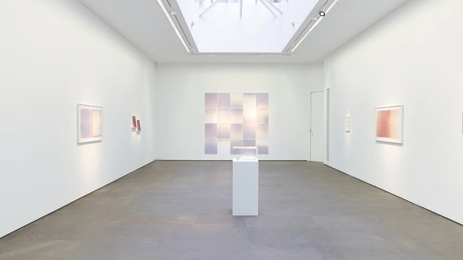 Rachelle Bussières, And the sky will follow, vue de l'exposition. Avec l'aimable autorisation de la galerie Bigaignon