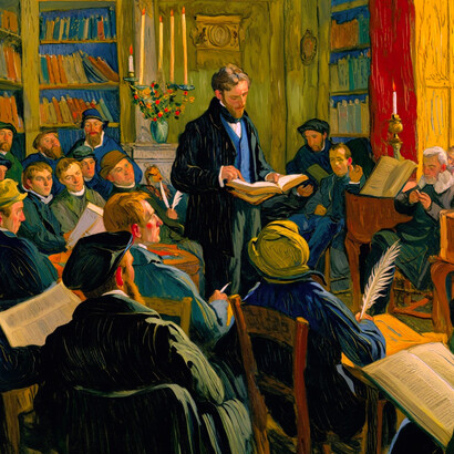 In wissenschaftlich geprägten Salons waren klassische Vorlesungen und Vorträge gang und gebe, erst nach Beendigung dieser ging man in den informellen Wissensaustausch