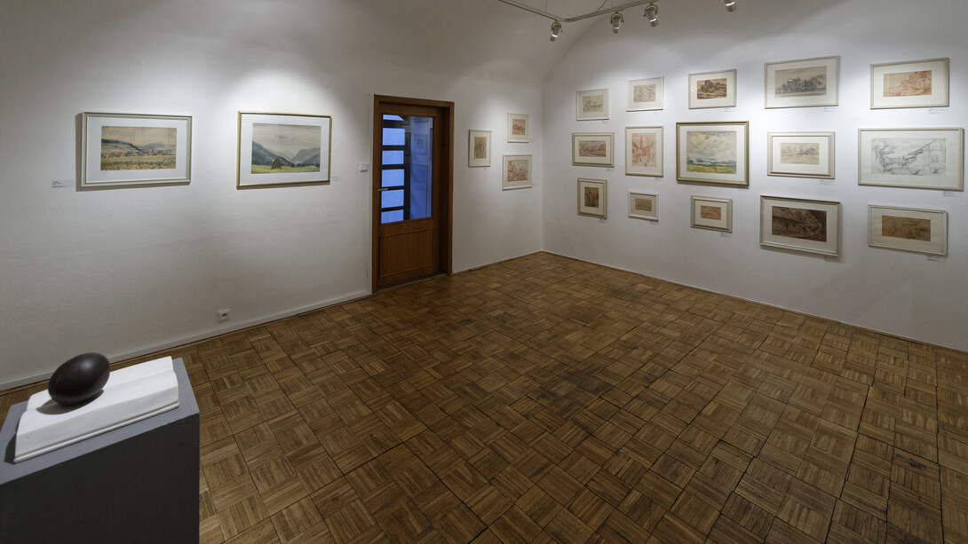 Ján Polom, The four seasons, exhibition view. Courtesy of Gallery of Spiš Artists