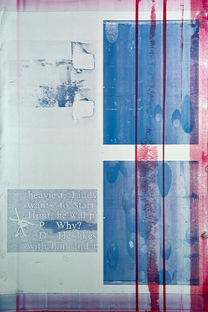 R.C. Baker, Zapruder rising (Magenta), 2018-2025. Courtesy of Jennifer Baahng Gallery