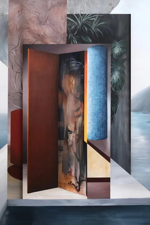 Aline Setton, Desenhar o espaço e habitar a cor. Cortesia da Galeria Murilo Castro