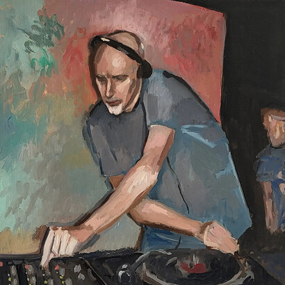 Charles Hascoët, Daniel bell DJ, 2023. Avec l'aimable autorisation de la Galerie Magda Danysz