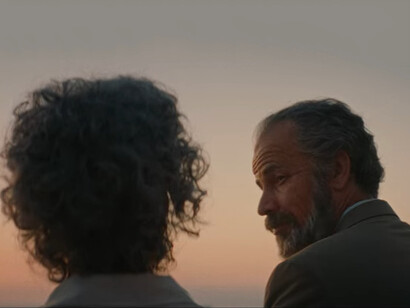 Una scena del film "Tutto quello che resta di te" con gli interpreti di Sharif (Mohammad Bakri) e di Hanan (Cherien Dabis)