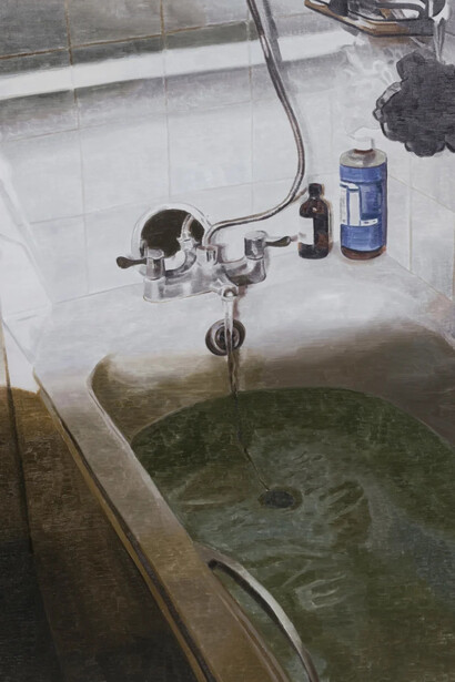 Mike Silva, Bathtub, 2025. Courtesy of Anton Kern Gallery