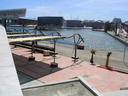 Desde mediados de la década de 1990 el río había sido limpiado, y sus aguas, depuradas, pero aun así a final de siglo XX su entorno era deplorable, Fórum Universal 2004