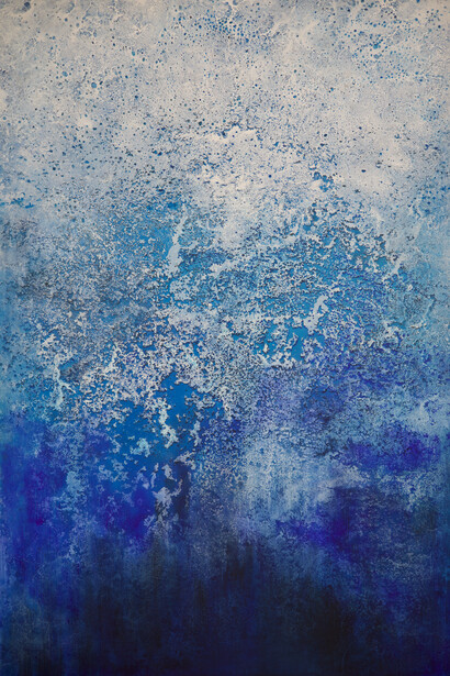 Govinda Sah, Mountain depth 2025. Courtesy of October Gallery