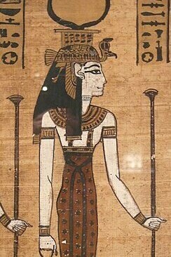 Facsímil de ilustración del Papiro Harris (hacia 1184-1153 a. C.)