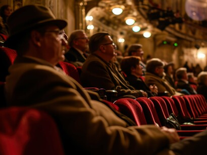 A theatre filled with listeners, experiencing how architecture transforms sound into emotion