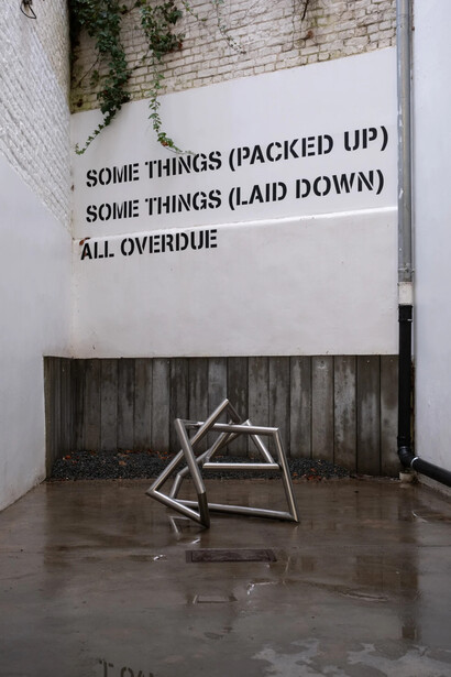 Quentin Lefranc, Là, exhibition view. Courtesy of QG Gallery