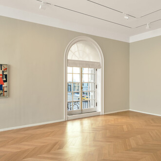Fernand Léger, The mechanical paintings, exhibition view. Courtesy of Skarstedt Gallery