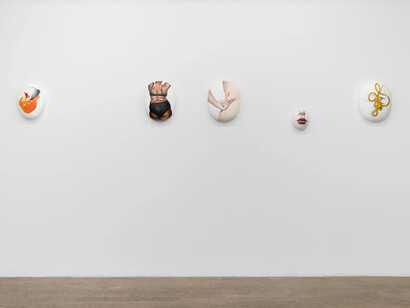 France Bizot, Natures molles, exhibition view. Courtesy of Backslash Gallery