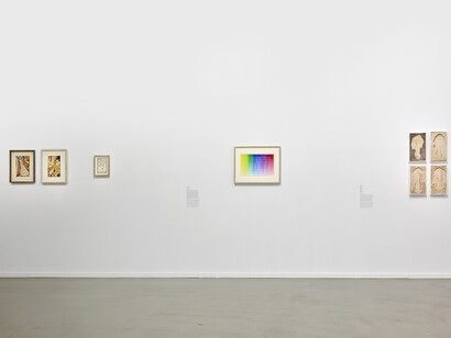 Otobong Nkanga, I dreamt of you in colours, exhibition view. Courtesy of Musée d’Art Moderne de Paris