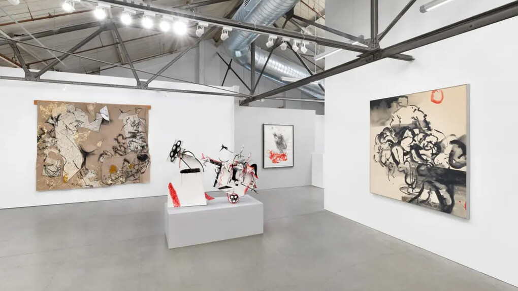 Oliver Lee Jackson, exhibition view. Courtesy of Rena Bransten Gallery