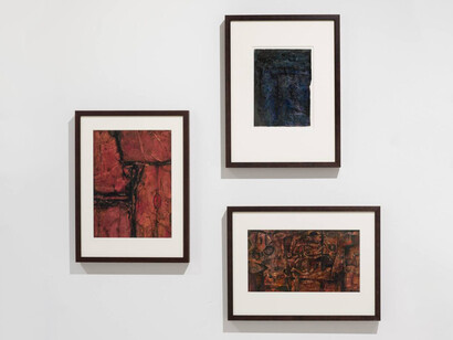 Various artists, Below the horizon: Zbyšek Sion and informal abstraction, exhibition view. Courtesy of Národní galerie Praha