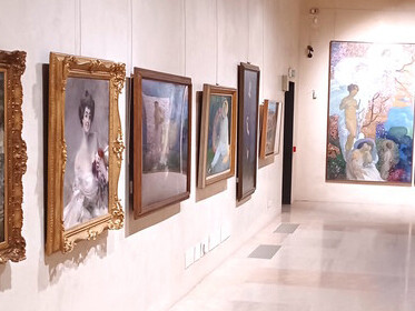 Overview of the Fiori exhibition at Fondazione Magnani-Rocca, Traversetolo, Italy 2025