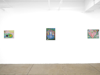Lacey Black, Cosmic zoo, exhibition view. Courtesy of Monya Rowe Gallery