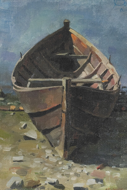 Akseli Gallen-Kallela, Early morning at the boat shore (detail), 1884. Courtesy of Gallen-Kallela Museum