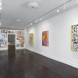 Ethan Greenbaum and Sun You, Fun, exhibition view. Courtesy of Geary Gallery
