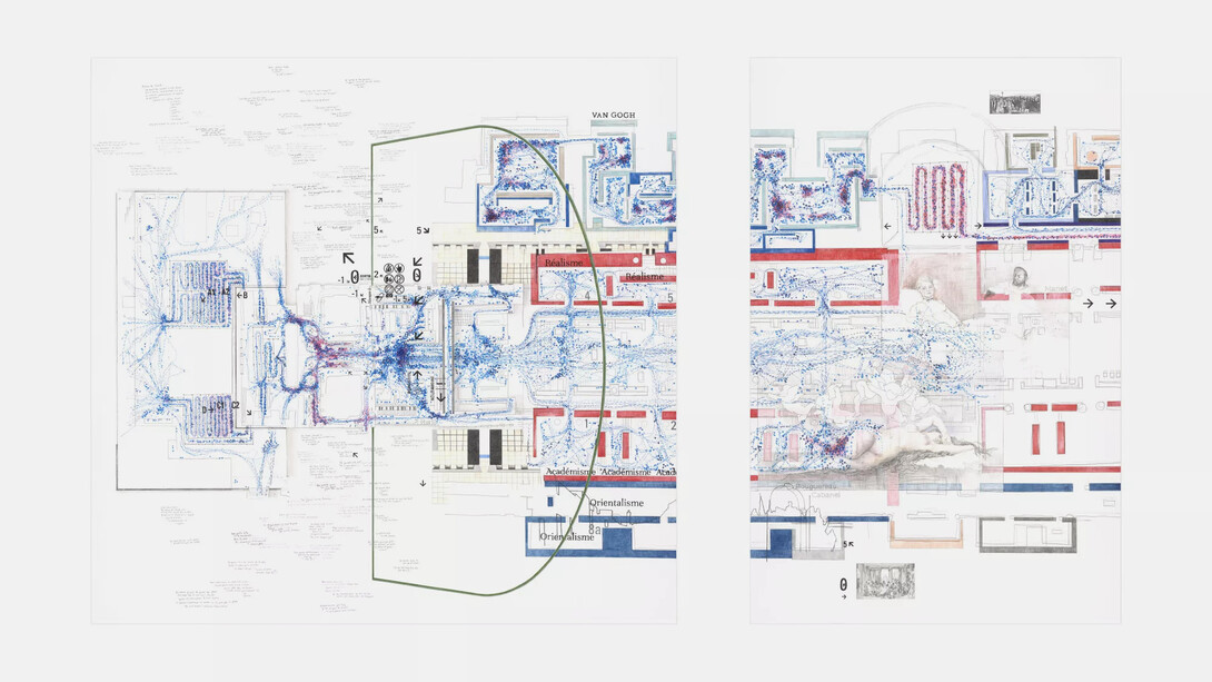 Larissa Fassler, Dress the monster with ornaments: the nave (detalle), 2025. Cortesía del Museo de Orsay