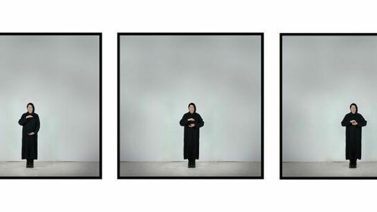 Holding Emptiness, 2012, Triptych, 160x160 each, edition of 9, Courtesy Galleria Lia Rumma Milano/Napoli, Photo credit: Marco Anelli