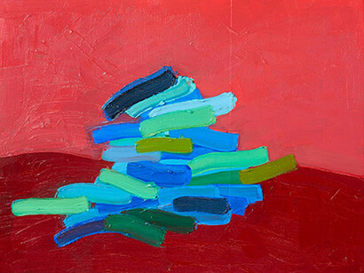 Sharon Louden, The barriers, 2021. Courtesy of Tracey Morgan Gallery