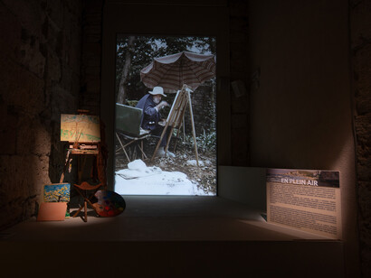 Artisti vari, Tesori impressionisti: Monet e la Normandia, veduta della mostra. Cortesia del Palazzo Reale di Palermo