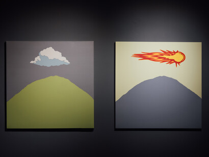 Camila Botero, Suspensión, vista de exhibición. Cortesía de Policroma