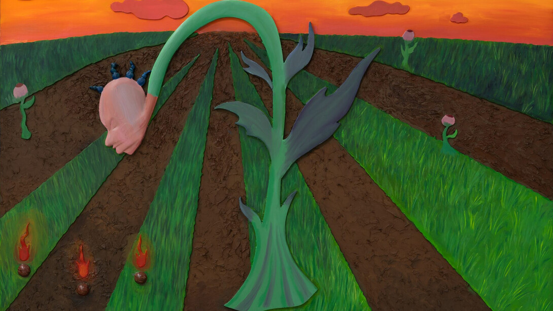 Alexandria Smith, a wind yet don't sway (detail), 2025. Courtesy of David Castillo Gallery