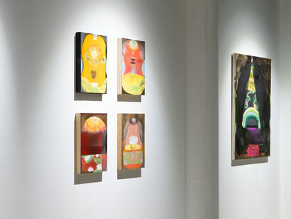 Kim Manfred, Bloom, exhibition view. Courtesy of Patricia Sweetow Gallery