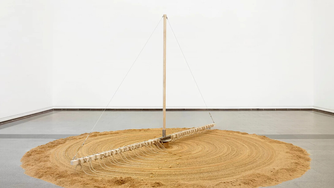 Günther Uecker, Sandmühle (detail), 1969/2014. Courtesy of Arp Museum