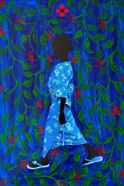 Saïdou Dicko, The japanese style, 2025. Courtesy of Jackson Fine Art