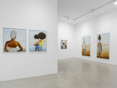 Leandro Júnior, Entre terra e memória, vista da exposição. Cortesia da Aura Galeria