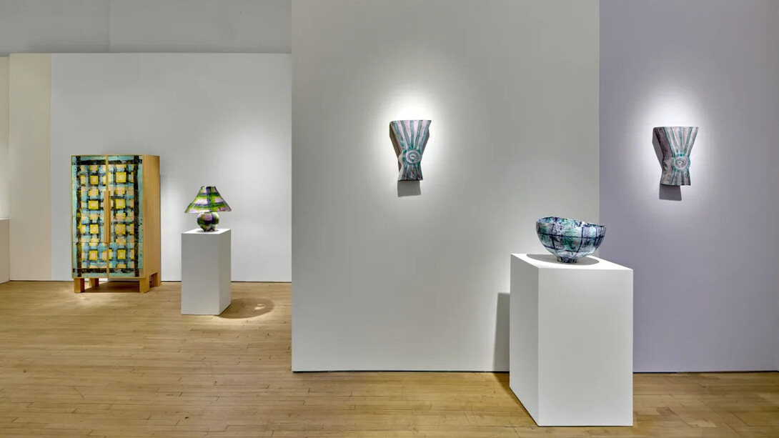 Alice Gavalet, Pattern play, exhibition view. Courtesy of TwentyFirst Gallery