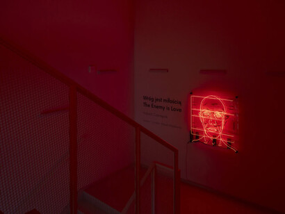 Hubert Czerepok, The enemy is love, exhibition view. Courtesy of Municipal Gallery Arsenał