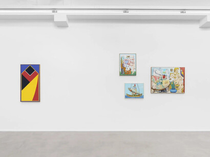 Various artists, L’union fait la force, exhibition view. Courtesy of Rodolphe Janssen Gallery