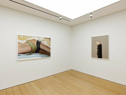 Roe Ethridge, Rude in the good way, exhibition view. Courtesy of Gagosian
