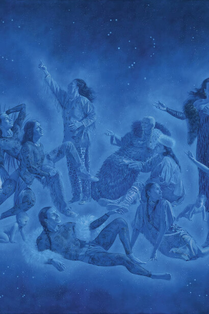 Kent Monkman, Constellation of knowledge (détail), 2022. Avec l'aimable autorisation du Musée des beaux-arts de Montréal