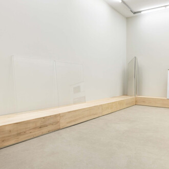 Thea Djordjadze, Back facing front, exhibition view. Courtesy of kaufmann repetto