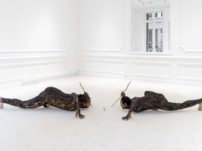 Rirkrit Tiravanija, In aliens we trust, exhibition view. Courtesy of Galerie Chantal Crousel