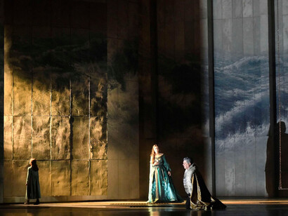 Simon Boccanegra, veduta della performance. Cortesia del Teatro La Fenice