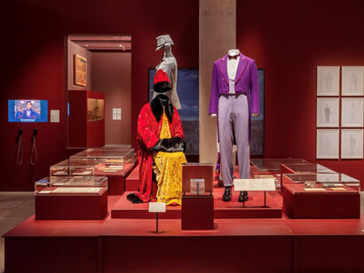 Wes Anderson, The archives, exhibition view. Courtesy of the Design Museum