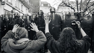 Demonstration against the Global Security Law, Paris, France, December 2020